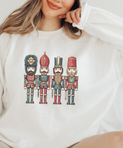 vintage christmas sweatshirt for ballet lovers featuring nutcracker and sugar plum fairy design in a comfortable crewneck style cvt7r scaled