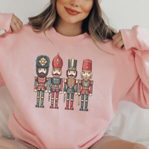 vintage christmas sweatshirt for ballet lovers featuring nutcracker and sugar plum fairy design in a comfortable crewneck style oyjeq