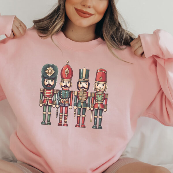 vintage christmas sweatshirt for ballet lovers featuring nutcracker and sugar plum fairy design in a comfortable crewneck style oyjeq scaled