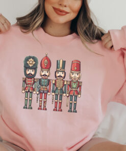 vintage christmas sweatshirt for ballet lovers featuring nutcracker and sugar plum fairy design in a comfortable crewneck style oyjeq scaled