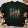 vintage christmas sweatshirt for ballet lovers featuring nutcracker and sugar plum fairy design in a comfortable crewneck style svubh