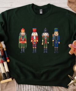 vintage christmas sweatshirt for ballet lovers featuring nutcracker and sugar plum fairy design in a comfortable crewneck style wuczz scaled