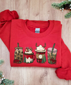 vintage christmas sweatshirt for coffee lovers featuring camping and winter themes pnpyj scaled