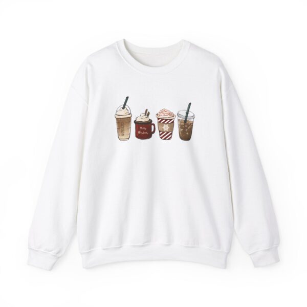 vintage christmas sweatshirt for coffee lovers featuring snowman and latte design ideal for winter wear 9tkjv