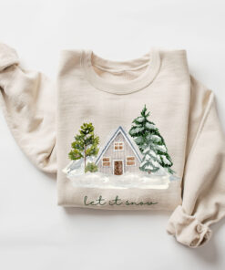 vintage christmas sweatshirt for family matching winter cabin style with cozy holiday design and comfortable fit fn9ec scaled