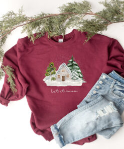 vintage christmas sweatshirt for family matching winter cabin style with cozy holiday design and comfortable fit hofql scaled