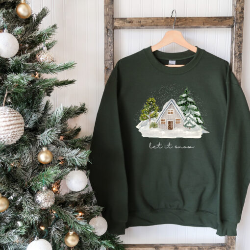 vintage christmas sweatshirt for family matching winter cabin style with cozy holiday design and comfortable fit p6oxh scaled