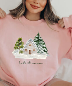 vintage christmas sweatshirt for family matching winter cabin style with cozy holiday design and comfortable fit pg2mr scaled