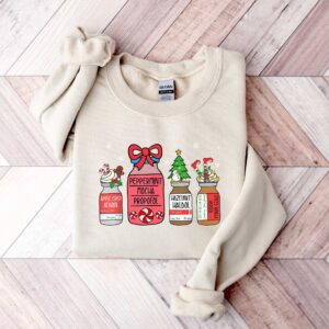 vintage christmas sweatshirt for healthcare workers featuring snowman design ideal for pharmacists and pharmacy technicians 5r9ck scaled