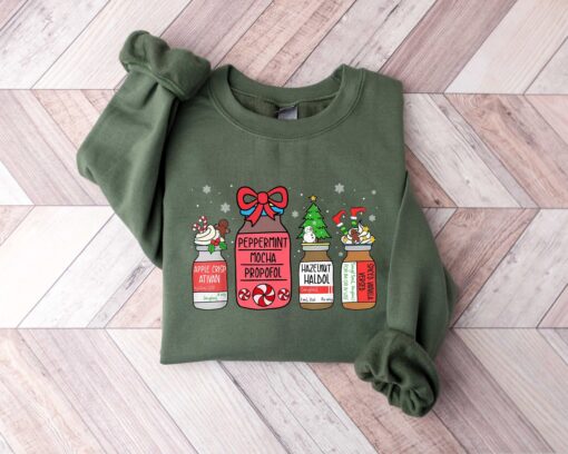 vintage christmas sweatshirt for healthcare workers featuring snowman design ideal for pharmacists and pharmacy technicians lrgtl scaled