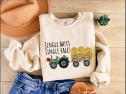 vintage christmas sweatshirt for kids featuring jingle bells design and santa claus graphics in comfortable fabric qeo4j