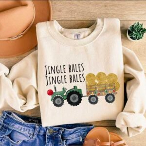 vintage christmas sweatshirt for kids featuring jingle bells design and santa claus graphics in comfortable fabric qeo4j