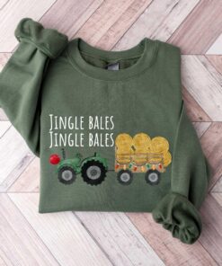 vintage christmas sweatshirt for kids featuring jingle bells design and santa claus graphics in comfortable fabric u5mtr