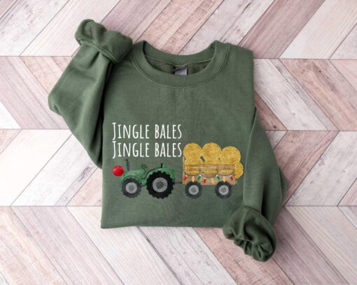 vintage christmas sweatshirt for kids featuring jingle bells design and santa claus graphics in comfortable fabric u5mtr