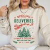 vintage christmas sweatshirt for labor and delivery nurses special deliveries design nicu nurse shirt for mother baby care njfxu