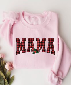 vintage christmas sweatshirt for moms mama claus crewneck funny christmas shirt with jolly design for holiday celebrations ri0qr