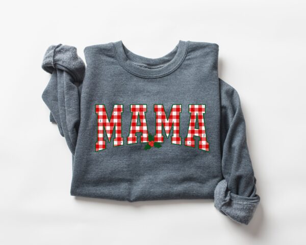 vintage christmas sweatshirt for moms mama claus crewneck funny holiday design for comfortable wear 1ldds