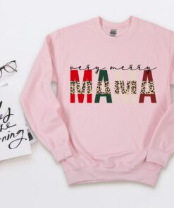 vintage christmas sweatshirt for moms merry mama crewneck holiday sweater with festive design and comfortable fit nuebl scaled