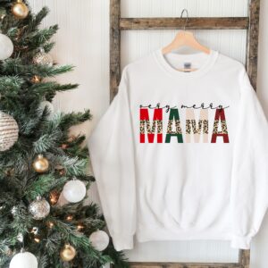 vintage christmas sweatshirt for moms merry mama crewneck holiday sweater with festive design and comfortable fit ob21d