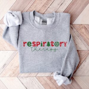 vintage christmas sweatshirt for respiratory therapists featuring unique rt design and comfortable fit dvuag