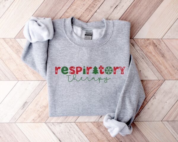 vintage christmas sweatshirt for respiratory therapists featuring unique rt design and comfortable fit dvuag