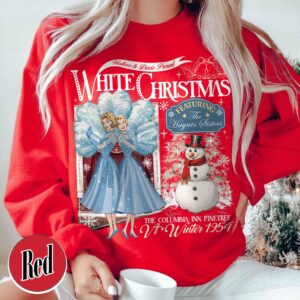 vintage christmas sweatshirt for sisters featuring columbia inn design inspired by white christmas movie 1954 perfect for holiday gatherings gisla