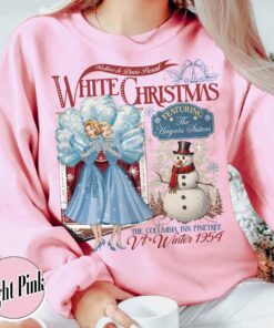 vintage christmas sweatshirt for sisters featuring columbia inn design inspired by white christmas movie 1954 perfect for holiday gatherings m7kyu