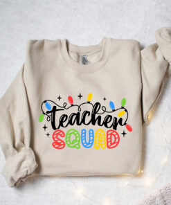 vintage christmas sweatshirt for teachers with fun holiday lights design for school parties and winter celebrations 2fcvs scaled