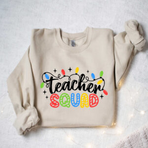 vintage christmas sweatshirt for teachers with fun holiday lights design for school parties and winter celebrations 2fcvs scaled