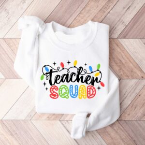 vintage christmas sweatshirt for teachers with fun holiday lights design for school parties and winter celebrations dqdit scaled