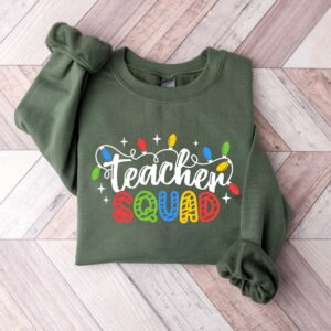 vintage christmas sweatshirt for teachers with fun holiday lights design for school parties and winter celebrations prpfj scaled