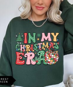 vintage christmas sweatshirt for women in my christmas era design with trendy style and comfortable fit 8cpxg