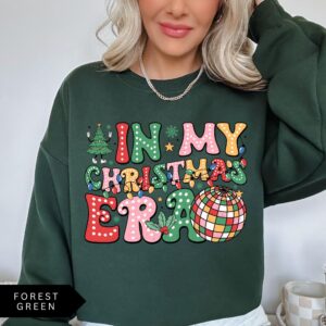 vintage christmas sweatshirt for women in my christmas era design with trendy style and comfortable fit 8cpxg