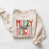 vintage christmas sweatshirt for women merry and bright design for family gatherings and holiday celebrations gpyfs scaled