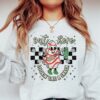 vintage christmas sweatshirt for women out here lookin like a snack funny holiday sweater for moms and wives awdfg