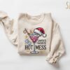 vintage christmas sweatshirt for women santas hot mess design with martini and drink theme for holiday parties hp2al scaled