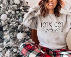 vintage christmas sweatshirt for women fall crewneck with fun design comfortable winter apparel for holiday celebrations 7czdq
