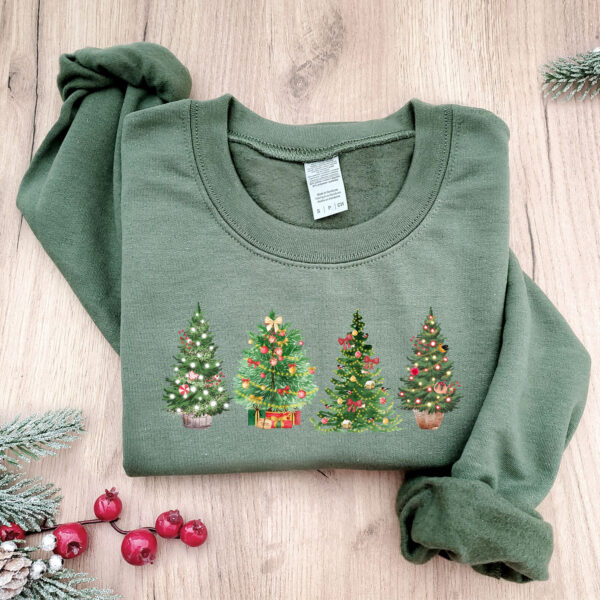 vintage christmas sweatshirt for women featuring a festive christmas tree design ideal for winter casual wear 7ma4v scaled