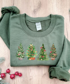 vintage christmas sweatshirt for women featuring a festive christmas tree design ideal for winter casual wear 7ma4v scaled