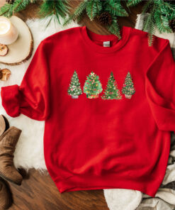 vintage christmas sweatshirt for women featuring a festive christmas tree design ideal for winter casual wear 82bem scaled