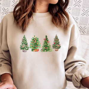 vintage christmas sweatshirt for women featuring a festive christmas tree design ideal for winter casual wear kefqj