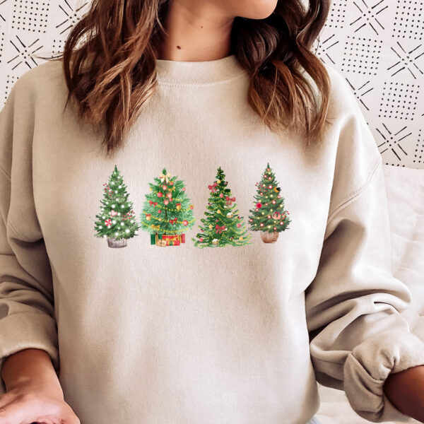 vintage christmas sweatshirt for women featuring a festive christmas tree design ideal for winter casual wear kefqj scaled