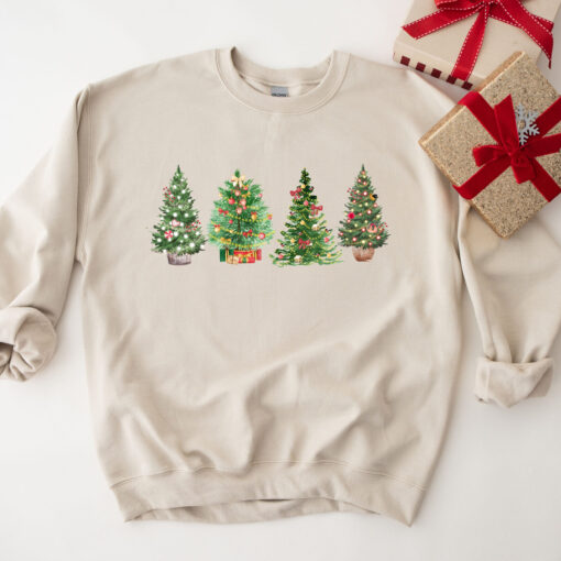 vintage christmas sweatshirt for women featuring a festive christmas tree design ideal for winter casual wear obl9l scaled