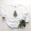 vintage christmas sweatshirt for women featuring a festive tree design in a comfortable crewneck style for winter wear aylrq