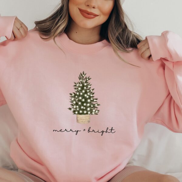 vintage christmas sweatshirt for women featuring a festive tree design in a comfortable crewneck style for winter wear joice scaled