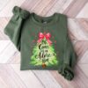 vintage christmas sweatshirt for women featuring a religious tree design ideal for holiday celebrations and everyday wear cbvlj scaled