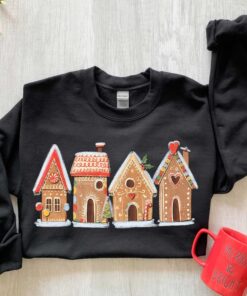 vintage christmas sweatshirt for women featuring gingerbread house design casual crewneck holiday apparel eqfrc scaled