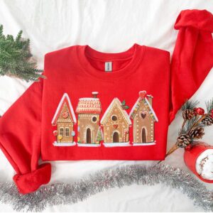 vintage christmas sweatshirt for women featuring gingerbread house design casual crewneck holiday apparel fmjn3 scaled