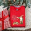 vintage christmas sweatshirt for women featuring merry and bright gnome design comfortable crewneck style for winter wear mhs0v