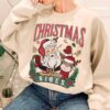 vintage christmas sweatshirt for women featuring retro santa design ideal for winter wear and holiday gatherings 8uaxm